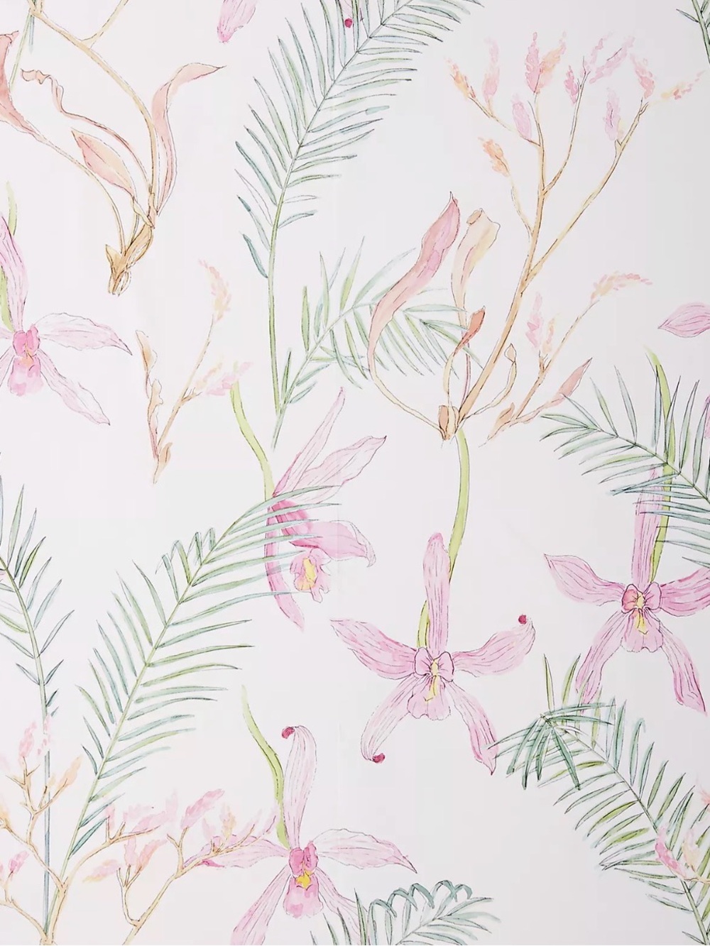 NEW Anthropologie January Iris Wallpaper Pink Rose Floral Roll Lot of 2 Sealed